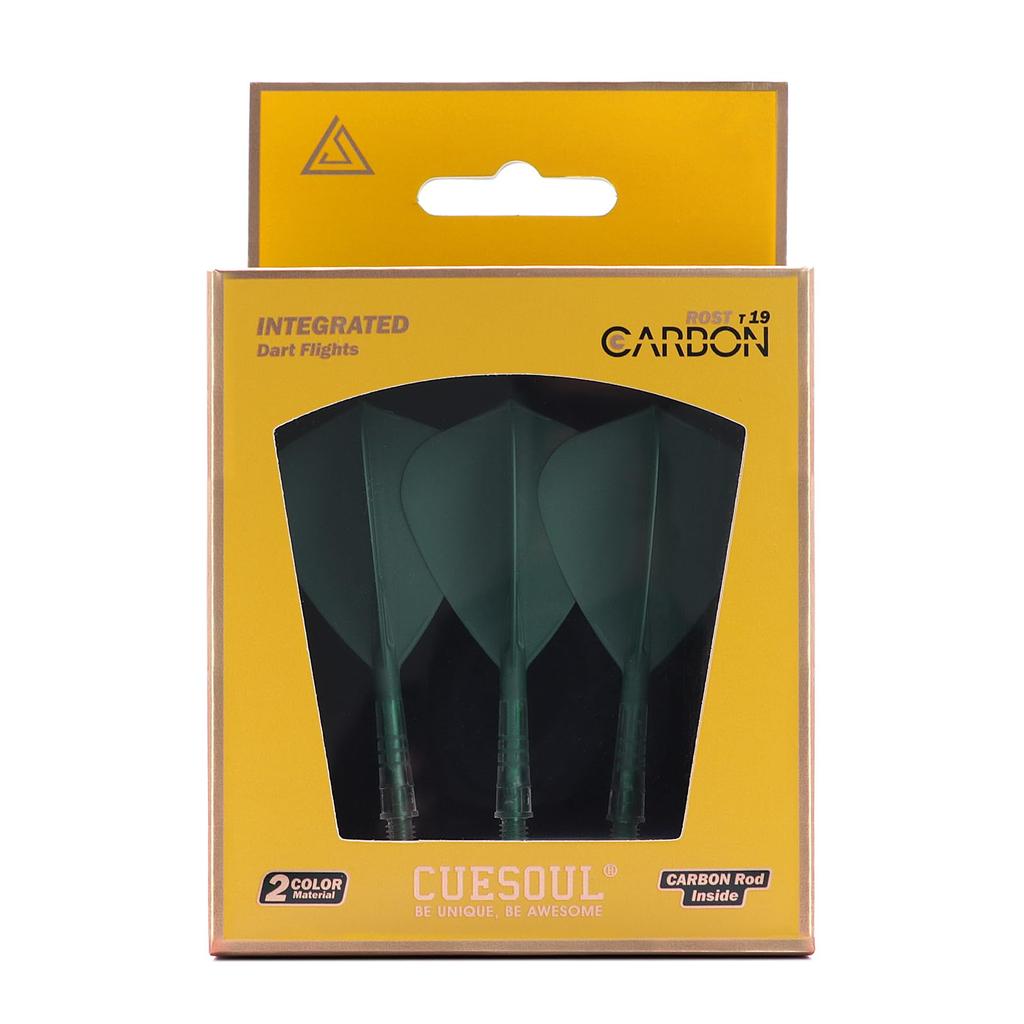 Cuesoul ROST AK57 T19 Carbon Fiber Integrated Flight Kit with Integrated Flight Kite Set of Dark Green Rod, Shape, 3, (CS-AK57FZ3-1)