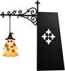 Ghost Bookshelf Lantern Design B - Warm LED Book Light Vintage Halloween Decor for Reading Corners Study Rooms Home Libraries Book Lover Gifts