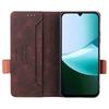 For Xiaomi Redmi 15C 4G (Global) (171mm)/Poco C85 4G (171mm) Case Leather Wallet Flip Phone Cover with Hardware Decor
