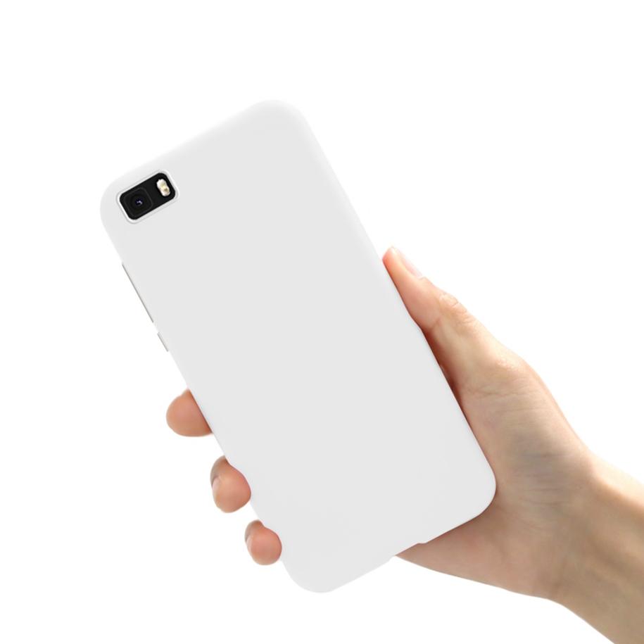 

For Huawei P8 Lite Case Cover Huawei P8 Lite P8Lite 2015 Matte Covers Fundas Silicone Case For Huawei P8 Lite ALE-L21 5.0 Coque P8 Lite ALE-L21 білий