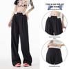 Women's High-Waist Draped Wide-Leg Casual Pants