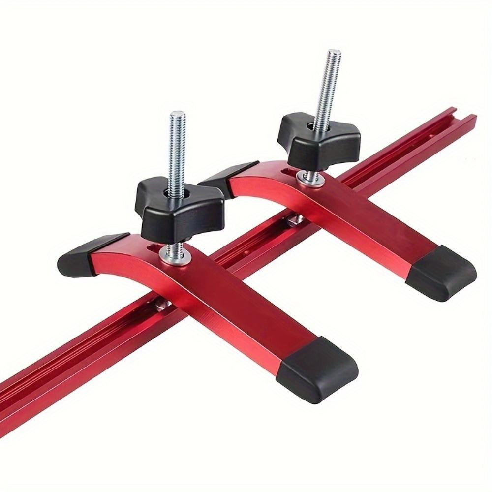 Quick Acting Clamps - Effortless T & Miter Track Woodworking Solution - Secure, Versatile Hold Down Tools