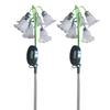 Flower Shaped Garden Light Fixtures 6 Head Lily Solar Light, IP44 Waterproof of The Valley Stakes Stake Lamp for Yard Patio, Outdoor Pathway Landscape