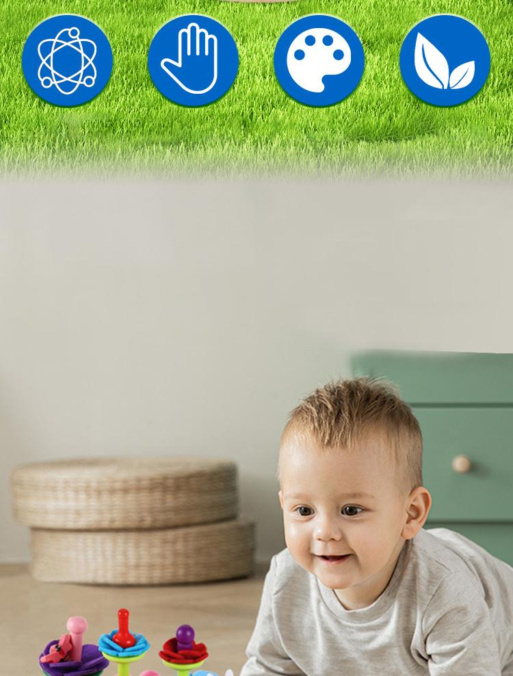 Montessori Flower Garden Building Wooden Toys Flower Arrangement Game Creative Educational Toy for Kids 2-4 Years Old Girls Gift