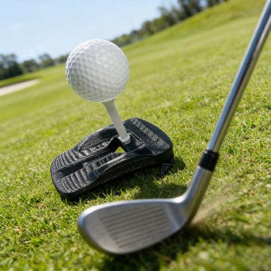 3D Printed Golf Tee Holder Artificial Turf Tee Stand Outdoor Indoor Driving Range Home Training Golf Simulator Tee Hinged Turf Base