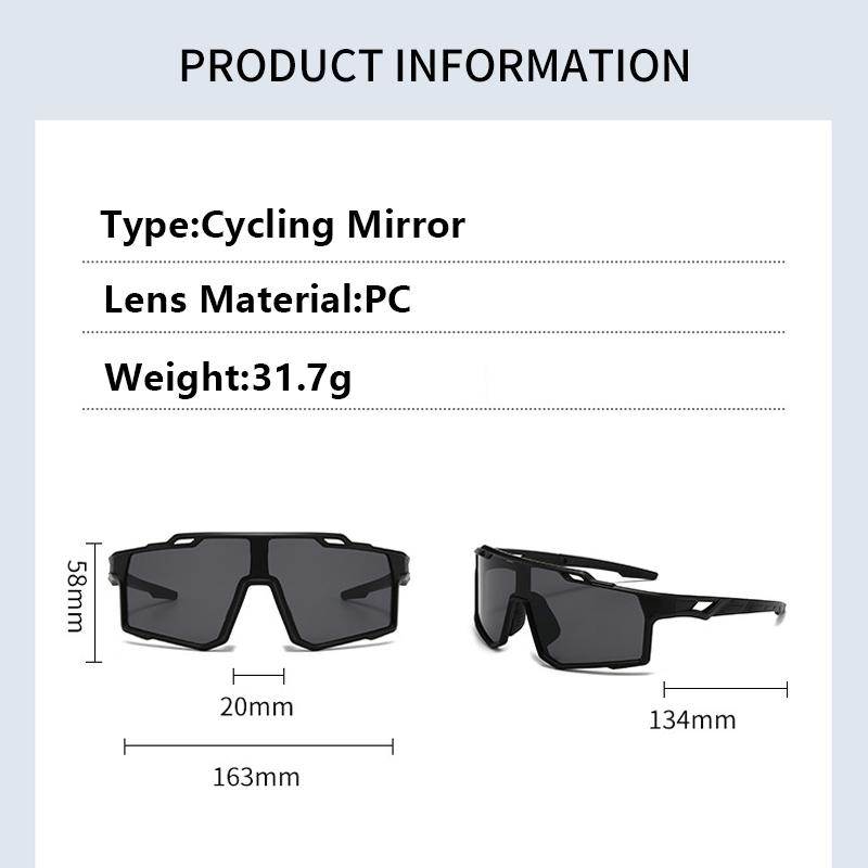 New Sports Glasses, Fashionable Hiking And Cycling Sunglasses, Men's And Women's Outdoor Sunscreen Sunglasses 9352