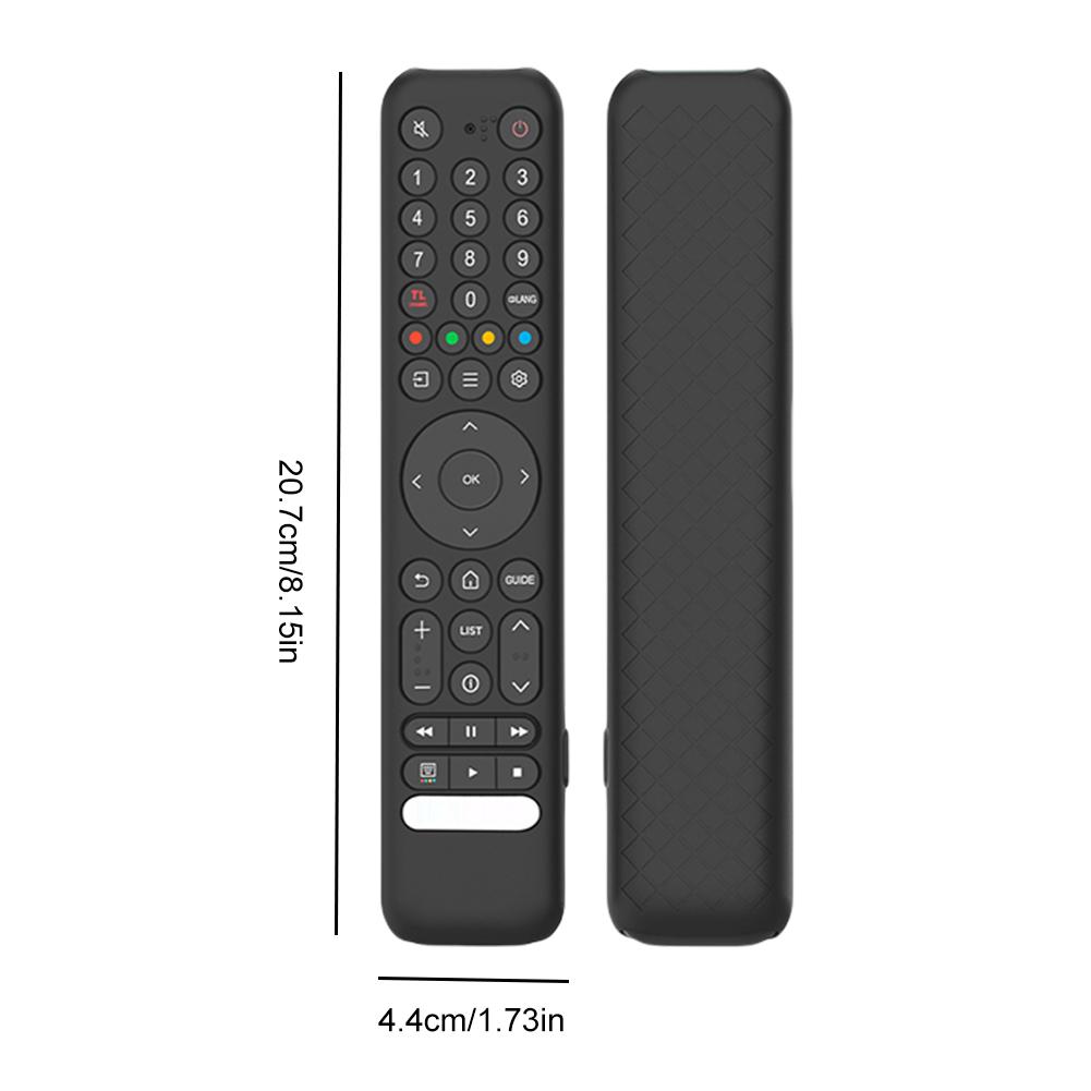 Silicone Remote Case for TCL RC716/RC833 GUB1 TV Remote Control Case Shockproof Remote Protective Case Anti-Drop Silicone Sleeve