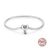 100% 925 Sterling Silver Original Stars Forever Love Zircon Bracelets Fit DIY Charms Beads Anniversary Birthday Jewelry Gifts