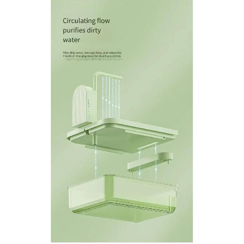 Cage Hanging Parrot Bathtub Automatic Shower Bath Box Practical Accessory for Cockatiel Parakeets Canary Budgie Small Birds