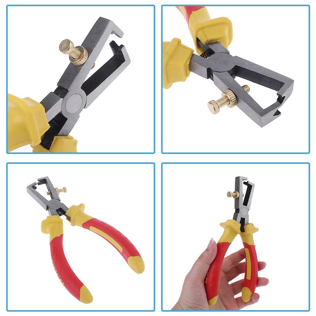 Cable Cutter Wire Stripper Heavy Duty for Aluminum Copper Communication Cables Cutterr Pliers Tool with Insulated Handle