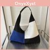 Stylish Spring Large Capacity Colorful Tote Bag For Women Casual Shoulder Canvas