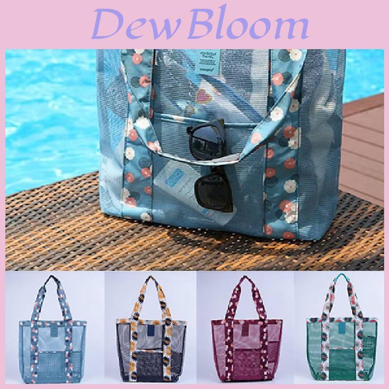 Spacious And Stylish Oxford Fabric Beach Bag For Outdoor Travel And Clothing Storage