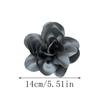 Eye Catching Flower Corsage Accessory Fashionable Flower Brooch 14cm Lapel Decoration for Business Meetings Parties