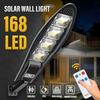 Newest Upgraded 168LED Solar Street Light Outdoor IP65 LED for Garden Wall Lamp Adjustable Angle Solar Lamp Outdoor Lighting Hot