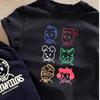Kids Cotton Cartoon Short Sleeve T Shirt Summer Toddler Round Neck Top Boys Girls Fashion Casual Tee