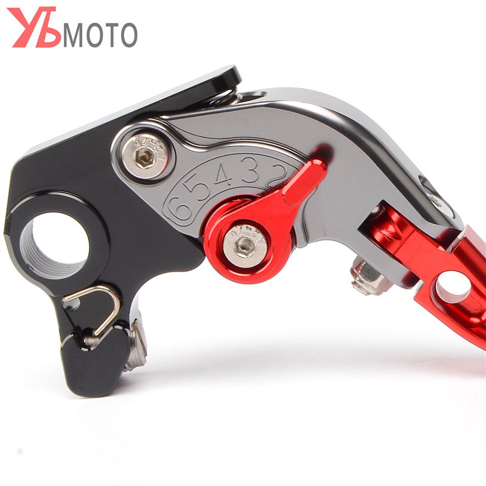 For DUCATI MONSTER 696 796 695 620 400 Motorcycle CNC Foldable Extendable Brakes Clutch Levers With