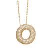 Zircon Alphabet Necklace: Elegant Clavicle Chain for Women