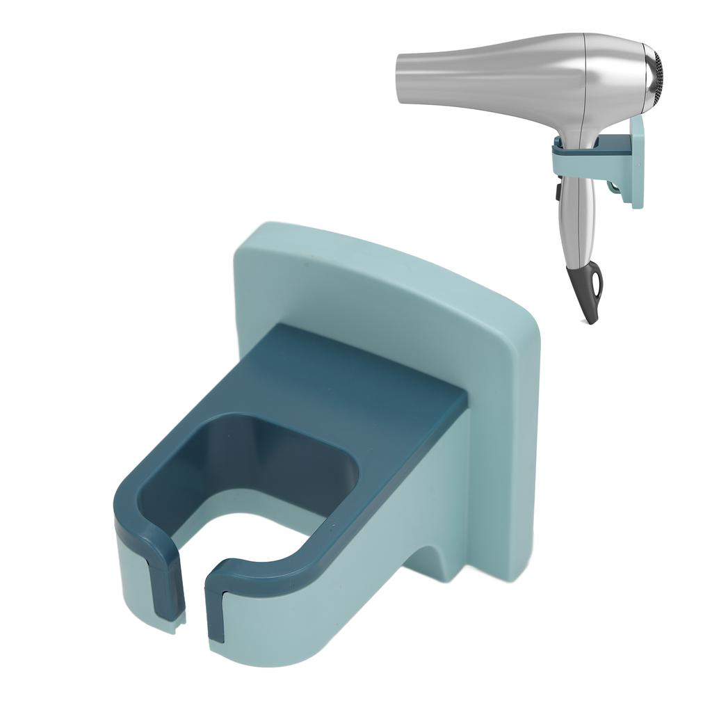 Hair Dryer Holder Rack Wall Mounted Self Adhesive Save Space Hair Dryer Storage