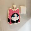 1 Pcs Cute Creativity Cat Hanging Towel Kitchen Hand Towel Bathroom Soft Absorbent Handkerchief Wipe Towel Cartoon Kids Towels