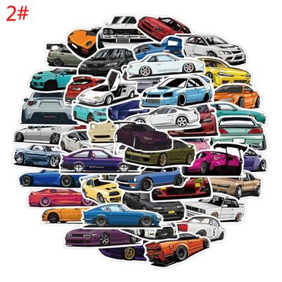 50 Sztuk Jdm Samochodowe Naklejki Samochodowe Graffiti Gitara Walizka Deskorolka Naklejki