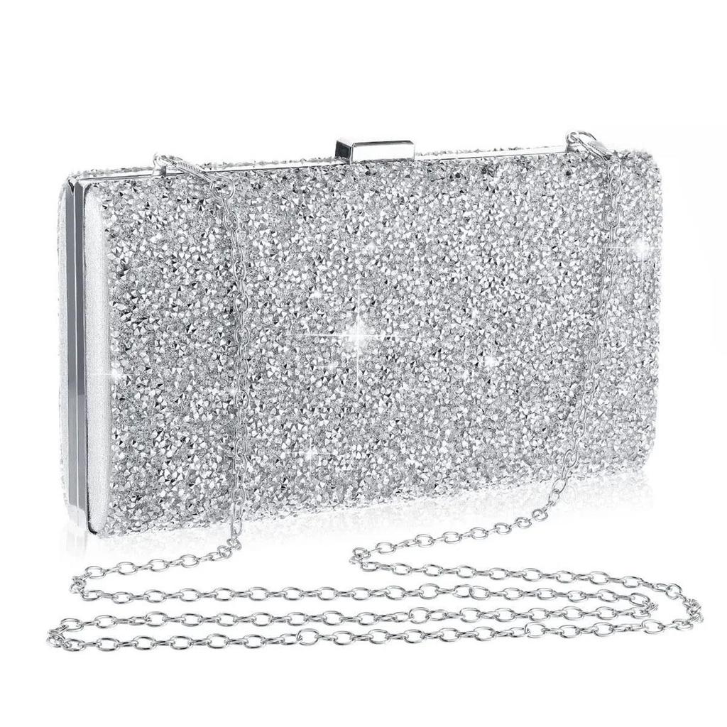 Luxurious Rhinestone Evening Bag - European & American Style