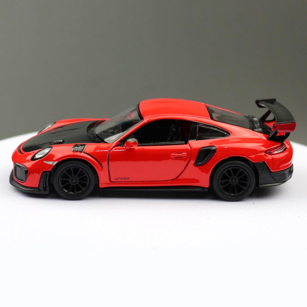 Toy Car Model 1/36 Porsche 911 GT2 RS Super Racing Alloy Diecast Miniature Vehicle Collection Gift for Children Boy Kid