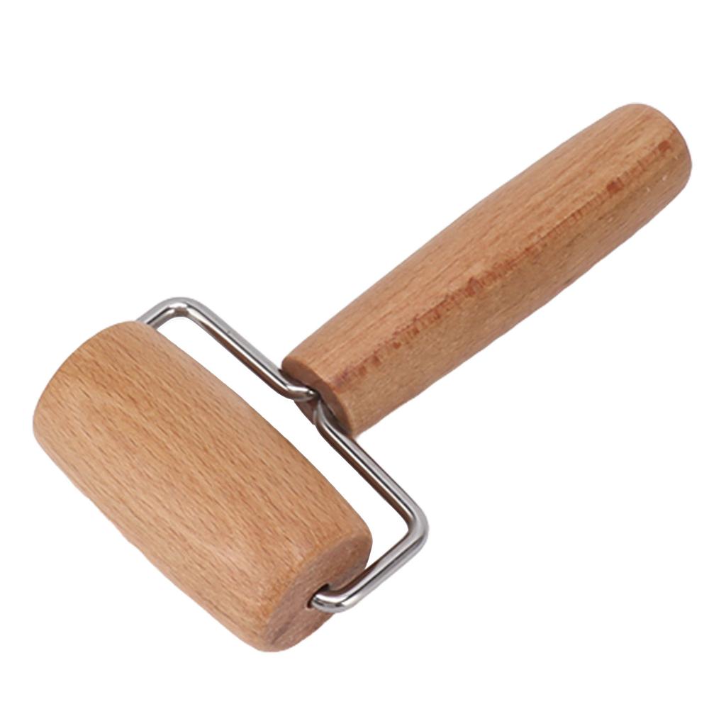Dough Baker Roller Small Wooden Rolling Pin Non Stick for Pizza Baking Home Kitchen Utensils