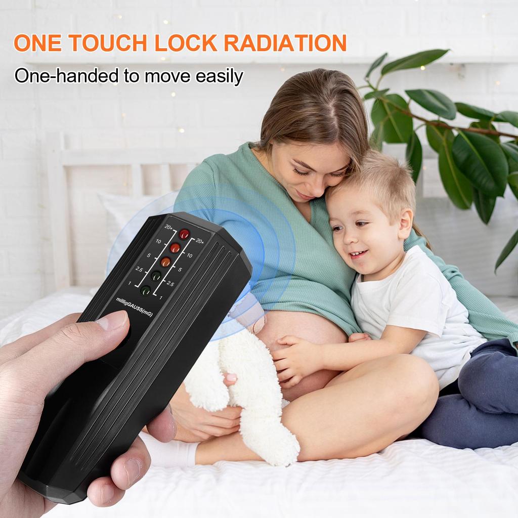 Misuratore EMF portatile Rilevatore di radiazioni elettromagnetiche portatile Laboratorio domestico Ospedale
