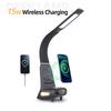 NEWSTYLE 15W Wireless Fast Charging Eye-Care Reading Desk Lamp with Inductive Dimming 5-Colour Temperature Timer LED Table Light
