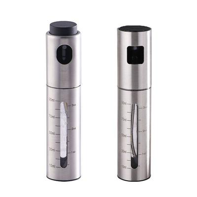 Stainless Steel Spray Push-type Oil Spray Bottle Household Kitchen Oil Spray Bottle Seasoning Barbecue Olive Spray Oil Bottle