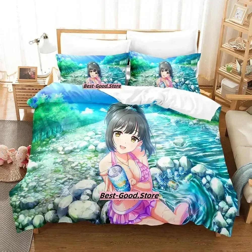 Takafuji Kako Ložní souprava Jednolůžko Dvojlůžko Plná Velikost Queen King Ložní souprava Dospělý Dítě Ložnice Sady povlečení Anime Dívky Postel