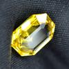 Sapphire Yellow Unique Color Emerald Cut 7.20Ct Natural Loose Gemstone CERTIFIED AR-182