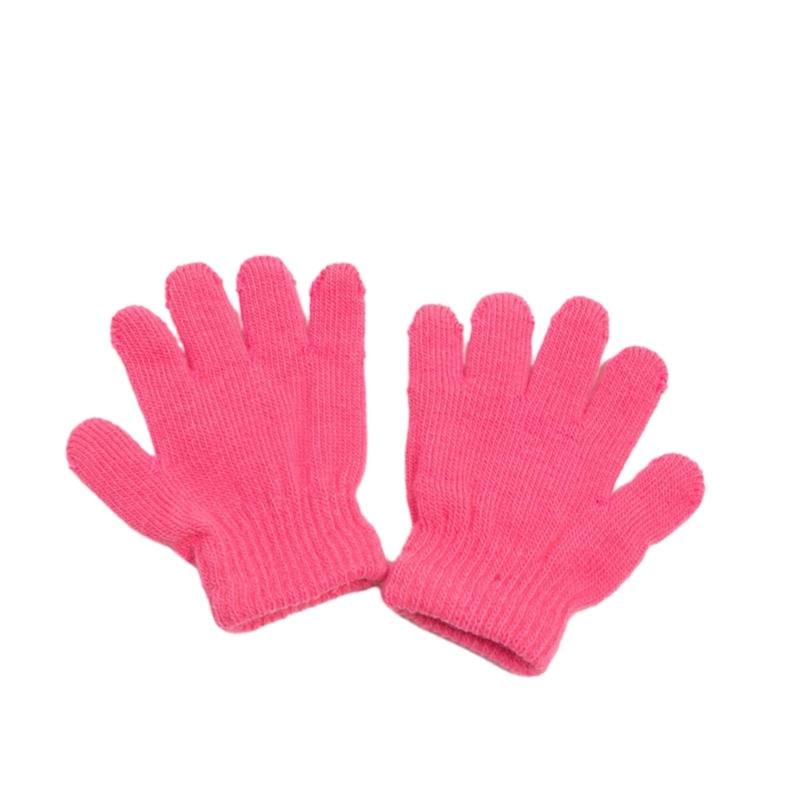Unisex Vollfingerhandschuhe für Kinder Dehnbare & Warme Handschuhe Helle & Fröhliche Strickhandschuhe Langlebig für Jungen & Mädchen
