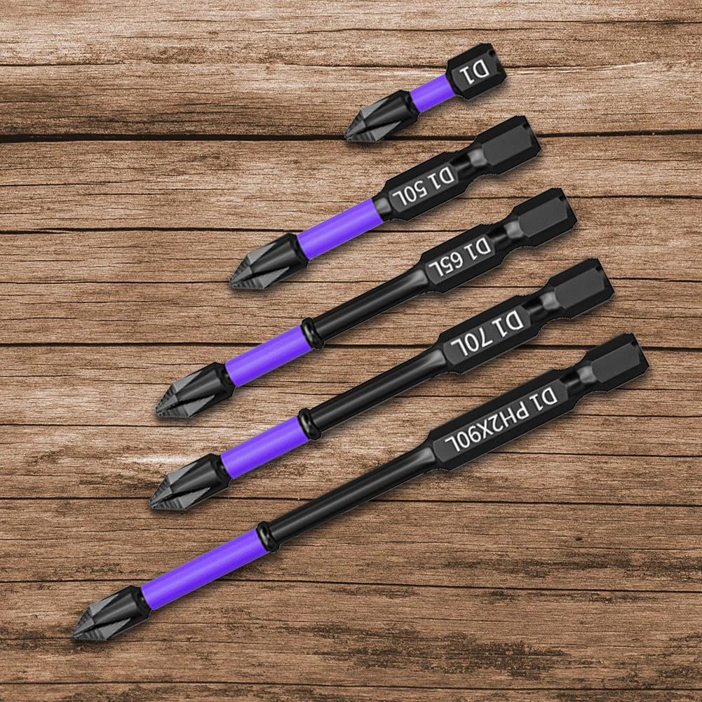 Screwdriver Bit Set Electric Drill Bit Anti Shock Cross Screwdriver Professional Hex Socket Set for Furniture Camera Maintenance