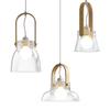 Walnut Glass Pendant Light for Bedside, Salons, Cafes, and Bars