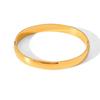 Women's Luxury Stainless Steel Open Bangle Bracelet Set