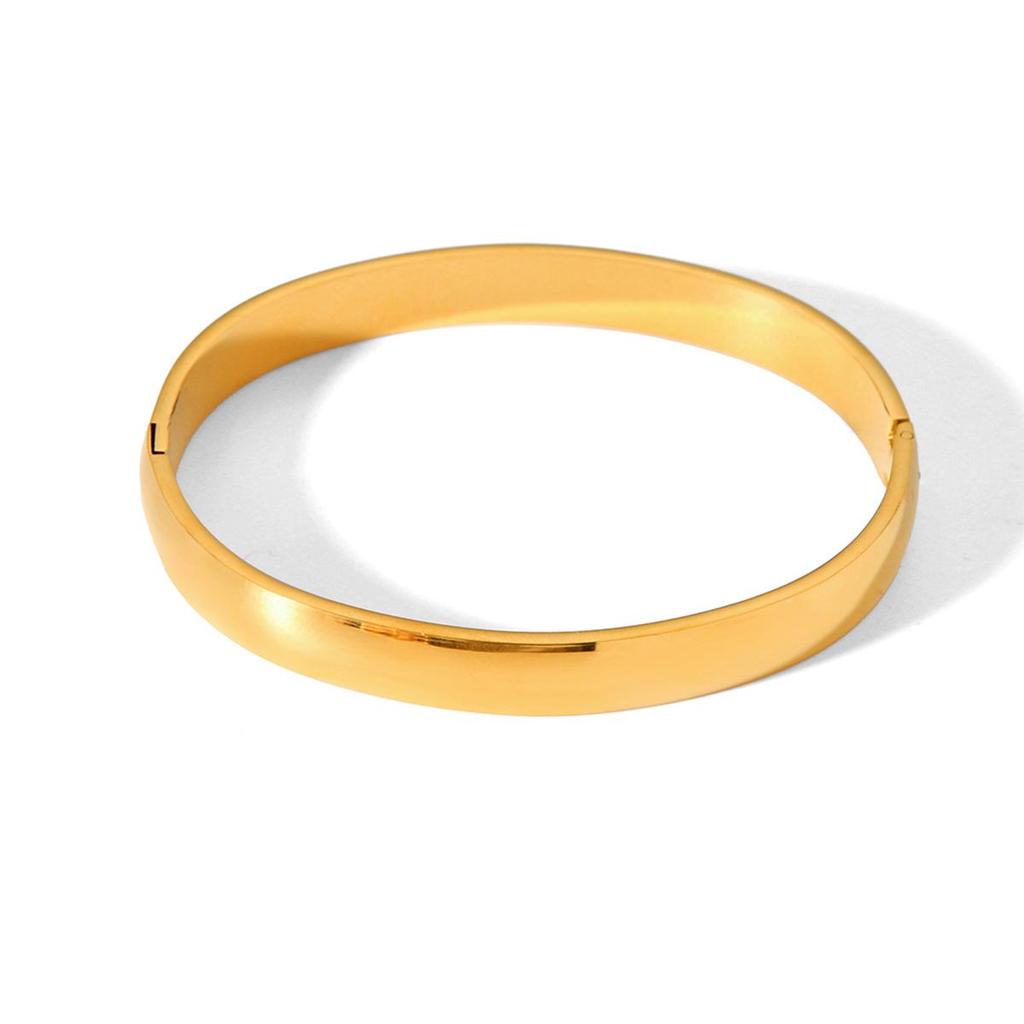 Women's Luxury Stainless Steel Open Bangle Bracelet Set