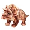 Plush Triceratops Dinosaur Toy Stuffed Animal Doll Cute Decoration Kids Gift
