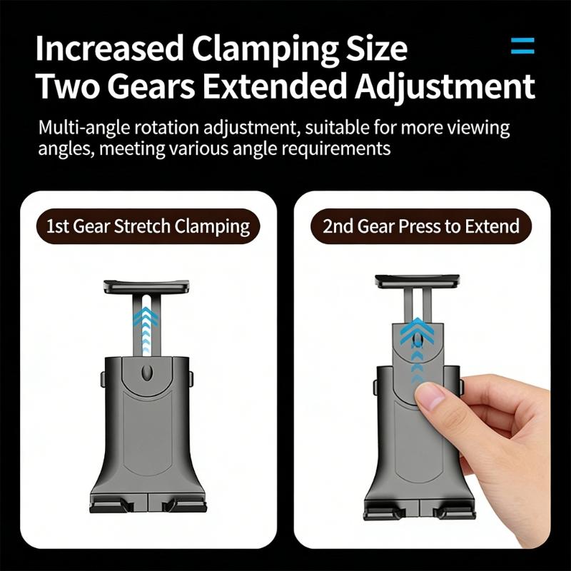 Phone Tablet Holder for Phone 17 16 Car Dashboard Mount Cellphone Holder Rotating Suction Cup Phone Stand