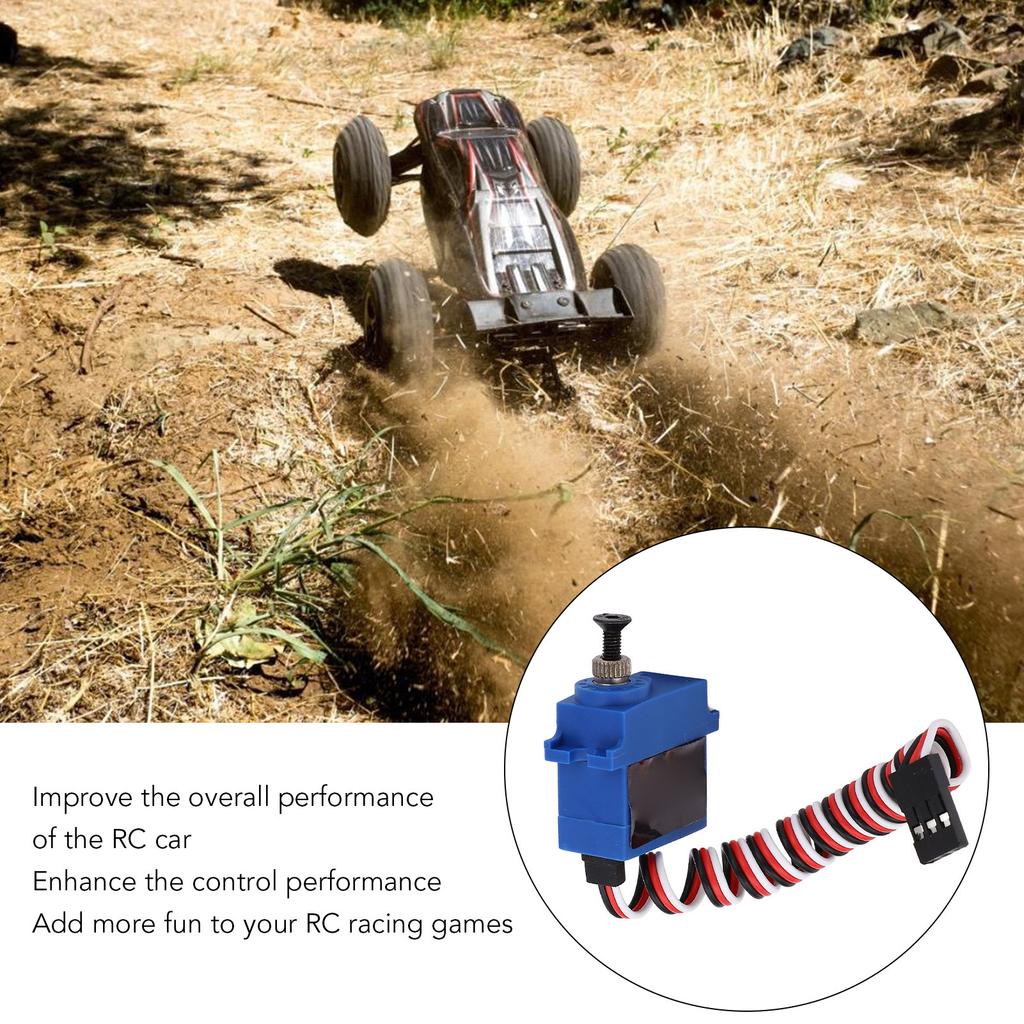 RC Servo High Strength Replacement Metal Gear Servo with 25T Servo Arm for RC Car Robot