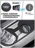 HUDIY Car Cup Coaster for Cross 10 Series Carbon Fiber Custom Logo UV Resin Car Interior Gift Set of 2 Yaris/Yaris - Look, Non-Slip, Logo,