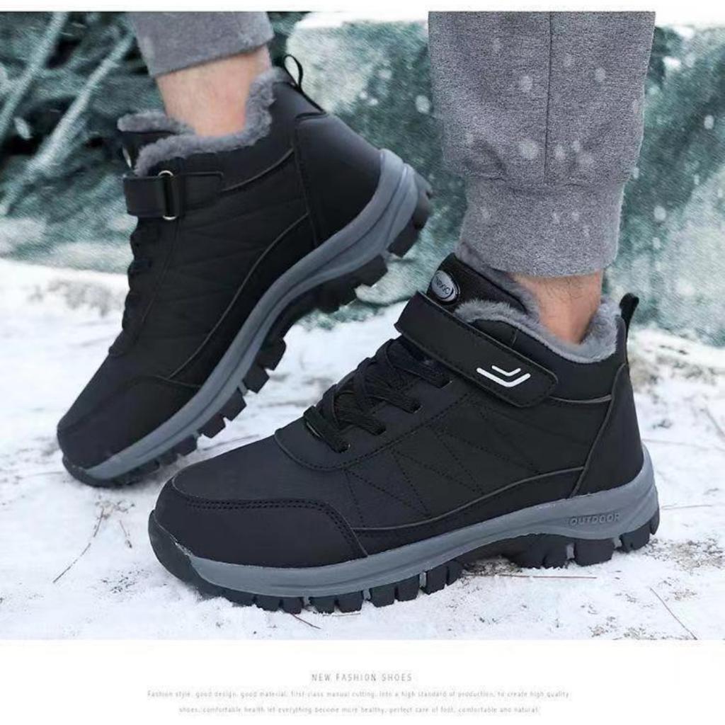 Extreme Cold Weather Snow Boots -Insulated Winter Shoes with Non Slip Soles, Hiking Boots - Suitable for Ice Climbing, Hiking, and Daily Winter Wear