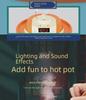 Children's Musical Pretend Kitchen Hot Pot Toy Set with Spray Feature