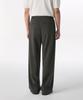 Musinsa Standard [Cooltandard] One-Pleat Wide Elastic Waist Slacks [Dusty Khaki]