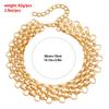 Chunky Punk Chain Necklace and Metal Bracelet Set