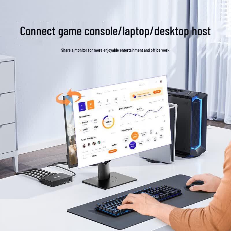 SAMZHE 4K HDMI Switcher 3 In 1 Out