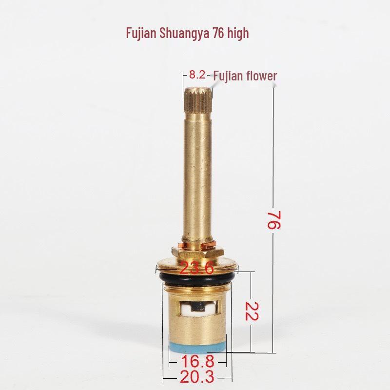 Hot and Cold Quick-Opening Universal Faucet Valve Core for Bathtub and Kitchen - 4 To 6 Points
