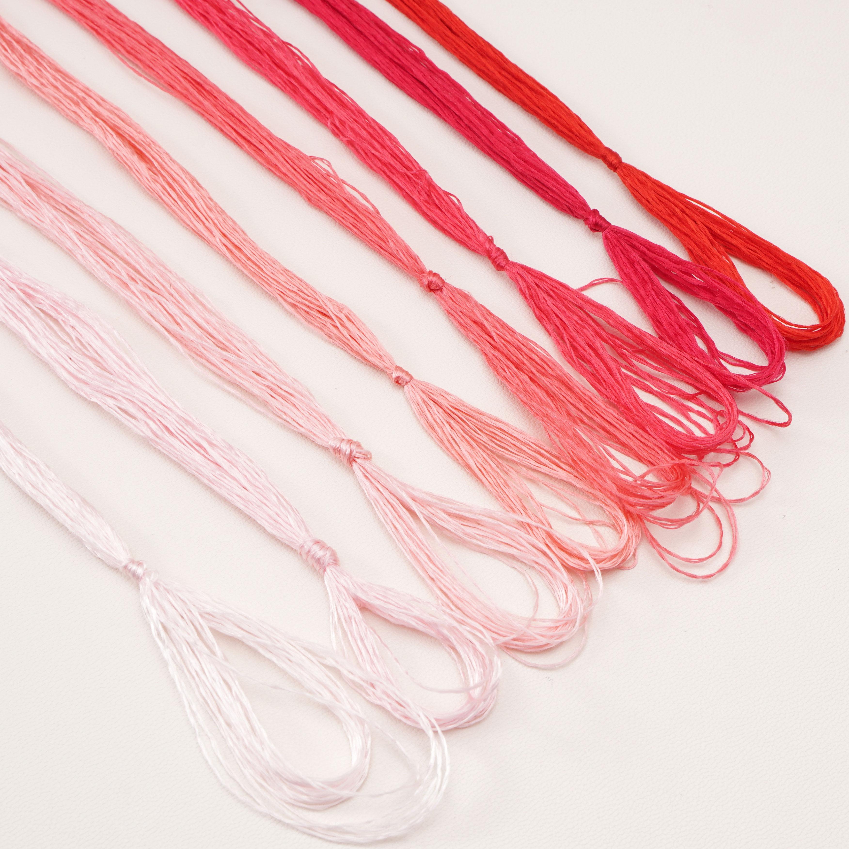 

8шт x 20м шелковая нить с низкой круткой для изготовления украшений из бархатных цветов своими руками 13