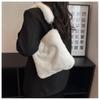 Fashion Love Heart Clutch Bag Versatile Women's 2023 New Fall Winter Large Capacity Shoulder Crossbody Bag Soft Plush Tote Bag