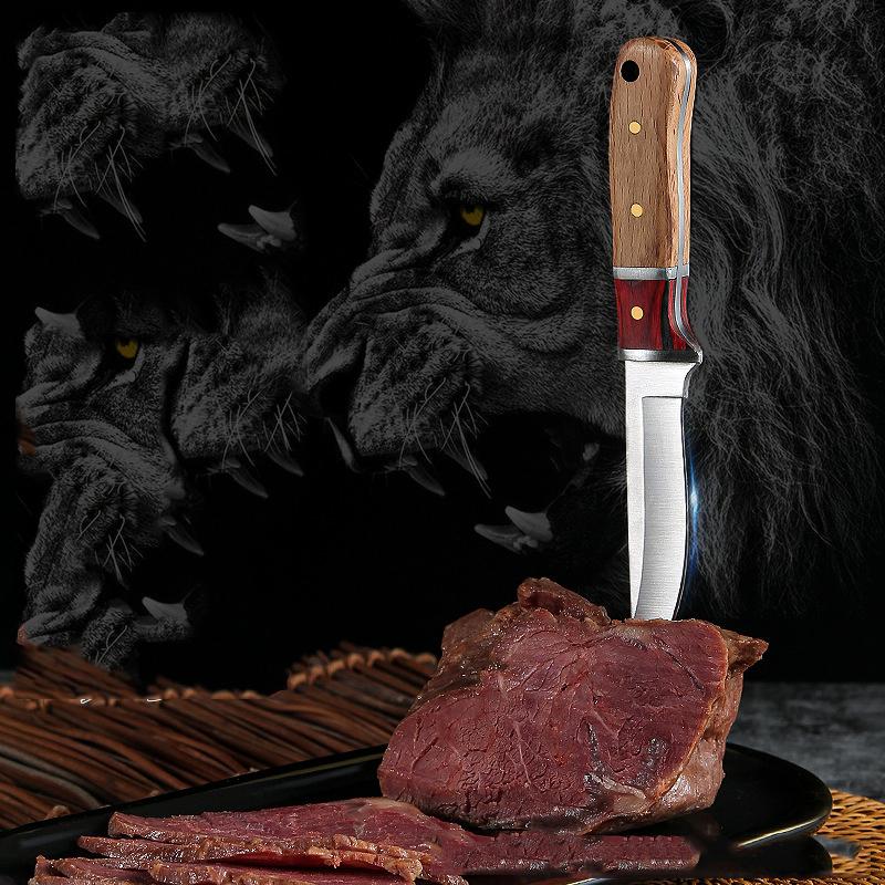 Kitchen Knife Handmade Forged Knife Knife Butcher Fish Knife Kitchen Boning Knife Stainless Steel Meat Cleaver Fruit and Vegetable Slicer Kitchen Tool